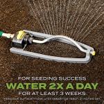 Scotts Turf Builder Grass Seed Tall Fescue Mix with Fertilizer and Soil Improver, Resists Harsh Conditions, 5.6 lbs.