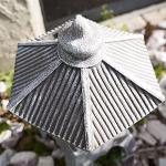 VP Home Pagoda Garden Statue, Solar Powered Statue Japanese Garden Decor, Outdoor Zen Garden Lantern, Flickering LED Garden Light (Tranquil Pagoda)