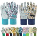 Ainiv Floral Gardening Gloves for Women/Ladies, 2 Pairs Non-Slip Grip Garden Work Gloves, Comfortable Thorn Proof Garden Gloves for Farm, Yard, Pruning, Outdoor Multi-Purpose(Universal Size)