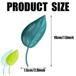 12 PCS Plant Pot Watering Funnel, 3 Color Leaf Plant Watering Devices, Creative Leaf Watering Device for Indoor and Outdoor Plants (12)