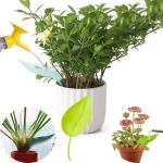 12 PCS Plant Pot Watering Funnel, 3 Color Leaf Plant Watering Devices, Creative Leaf Watering Device for Indoor and Outdoor Plants (12)