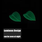 12 PCS Plant Pot Watering Funnel, 3 Color Leaf Plant Watering Devices, Creative Leaf Watering Device for Indoor and Outdoor Plants (12)