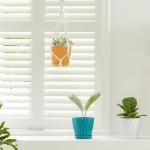 FaithLand 6-Pack 6-Inch Plastic Plant Pots with Saucers | Thickened PP Material, Modern Wave Texture, Enhanced Drainage for Indoor/Outdoor Garden Plants | Multicolor Value Set