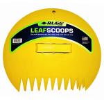 Rugg Original Leaf Scoops, Large Size Hand Rake Claws for Debris & Yard Waste Pick Up, Yellow, (One Pair)