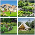 2025 Upgraded Solar Ultrasonic Animal Repellent Outdoor – Motion Activated Deer, Squirrel, Cat, Raccoon, Dog & Bird Deterrent Ultrasonic Sweep for Yard, Garden, Farm