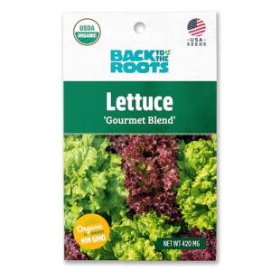 Back to the Roots 100% Organic Seed Packet - Lettuce 'Gourmet Blend' 420mg