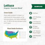 Back to the Roots 100% Organic Seed Packet - Lettuce 'Gourmet Blend' 420mg
