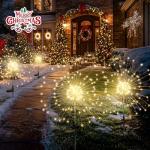 GIGALUMI 120 LED Solar Pusteblume Lights - 2 Pack