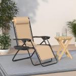 Best Choice Products Set of 2 Adjustable Steel Mesh Zero Gravity Lounge Chair Recliners w/Pillows and Cup Holder Trays - Sand