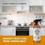 Kate's Home & Garden Plant Spray for Insects & Getting Rid of Gnats with 12 Sticky Traps. Fungus Gnat Killer & Bug Spray for Indoor Plants (16oz, Peppermint, Pet Safe, Non Toxic)