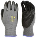 6 PAIRS Men's Working Gloves with Micro Foam Coating - Garden Gloves Texture Grip - men’s Work Glove For general purpose, construction, yard work, Large
