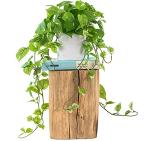 ROVALA Silk Plants for Home Decor Indoor in Pot Realistic Artificial Plants Fake Hanging Plants Faux Plants Indoor Fake Potted Plants Fake Plants for Shelves Bathroom Plants, Fake Pothos (Light Green)