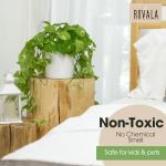 ROVALA Silk Plants for Home Decor Indoor in Pot Realistic Artificial Plants Fake Hanging Plants Faux Plants Indoor Fake Potted Plants Fake Plants for Shelves Bathroom Plants, Fake Pothos (Light Green)