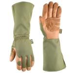 Wells Lamont Rosetender Gardening Gloves for Women – Thorn Proof Garden Gloves, Grain Leather Long Gloves for Pruning & Yard Work, 4129-300, Medium