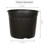 Niiiice 24-Pack 3 Gallon Flexible Plastic Plant Pots with 30Pcs Plant Labels,Thickened Soft Seed Starting Container for Indoor Outdoor Plants, Seedlings, Vegetables, Succulents and Cuttings