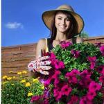 Yopay 6 Pairs Gardening Gloves for Women, Soft Jersey Garden Glove, Rubbuer Dots Cotton Working Gloves for Men, Planting, Seeding, Fishing, Restoration Work, 3 Colors