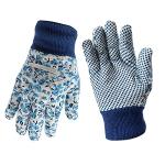 Yopay 6 Pairs Gardening Gloves for Women, Soft Jersey Garden Glove, Rubbuer Dots Cotton Working Gloves for Men, Planting, Seeding, Fishing, Restoration Work, 3 Colors