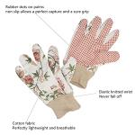 Yopay 6 Pairs Gardening Gloves for Women, Soft Jersey Garden Glove, Rubbuer Dots Cotton Working Gloves for Men, Planting, Seeding, Fishing, Restoration Work, 3 Colors