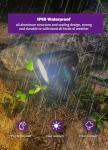 Elenora Christmas Spotlights Outdoor, All-in-ONE RGBW Halloween Spot Lights with Remote, 6W 24V Plug-in Color Changing Low Voltage Landscape Lighting Kit with IP65 Waterproof for Yard Garden, 4 Pack