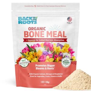 Back to the Roots 100% Organic Bone Meal | Made in The USA | Premium Nutrition for Indoor and Outdoor Plant Gardening