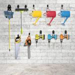 HUPBIPY Heavy Duty Garage Hooks 10 Pack, 5.1 inch Medium U Shaped Hanger, Wall Mounted Storage System, Power and Garden Tool Organizer, for Hanging Ladders, Hose, Bulk Items and More