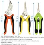 Pruning Shears, 4 Pack Garden Shears with Gardening gloves, Clippers Handheld, Stainless Steel Garden Snips, Lengnoyp Pruners for Gardening