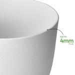 Plant Pots 8 Inch Set of 4, Flower Pots with Multi Mesh Drainage Holes, Planters for Indoor Outdoor Garden Plants and Flowers