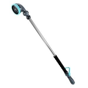 36 Inch Water Hose Wand Featuring 9 Spray Patterns and 180° Pivot Head 600004 with Comfort Grip and Lever Control by New England Garden Tools for Cleaning, Watering Plants & Yards, Washing Cars & Pets