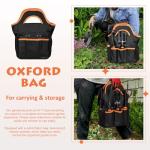 HaSteeL Garden Tools Set, 11 Pcs Gardening Supplies Hand Tool Kit for Women Men Gardeners, Include Tote Bag, Reportting Mat, Transplant Trowel, Rake, Pruner for Outdoors