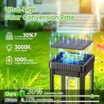 KOOPER Taller Solar Pathway Lights Outdoor, 8 Pack Upgraded Brighter Solar Garden Lights Solar Powered, Up To 15 Hours Outdoor Solar Lights for Yard Landscape Lighting Path Walkway Driveway Sidewalk
