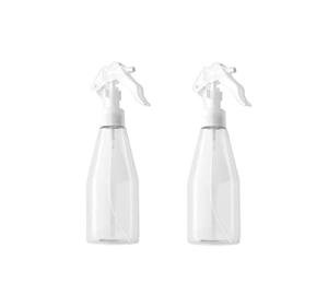 Empty Spray Bottle, 6.8 oz Refillable Plastic Spray Bottles Fine Mist Sprayer Trigger Squirt Container Water Mister for Hairstyling, Watering Plants, Cleaning, Essential Oils (2PCS)