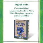 Down To Earth All Natural Fertilizers Organic Acid Mix - Plant Food for Blueberries, Raspberries, Azaleas and Rhododendrons 4-3-6, 5 lb