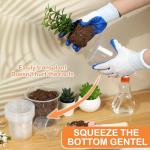 DUNPUTE 45 Pack 7/6/5/4/3 Inch Clear Nursery Pots for Plants, Clear Plastic Plant Pots with Drainage Holes, Transparent Variety Pack Flexible Garden Pot for Outdoor Indoor, Seed Starting Pots