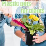 Jgalnim 60 Pack 1 Gallon Nursery Plant Pots,Thickened Flexible Plastic Seedling Pot with Holes,Flower Plant Container for Succulents,Cuttings,Transplanting,Home Garden(Black)