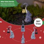 Goodeco 11" Elephant Statue for Garden Decor