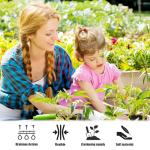 Anyumocz 90Pcs 1 Gallon Nursery Pots for Plants,Plastic Seedling Pot with Drainage Holes,Garden Flower Plant Container for Transplanting,Succulents,Cuttings(Black)