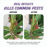 Earth's Ally 3-in-1 Plant Spray 24 oz Ready-to-Use | Better Than Neem Oil | Insecticide, Fungicide & Spider Mite Control for Organic Gardening, Pest Repellent for Indoor Houseplants & Outdoor Gardens