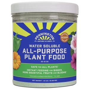 Pennington Water Soluble All Purpose Plant Food 20-10-20 8/1.5lb