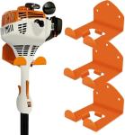 FLEXI RODS Garage Storage Garage Organizer Trimmer Rack Garden Power Tool Hanger for Grass Trimmer, Hedge Trimmer, Garages Wall, Garag Trimmer, Garden Tools, 3 Pack