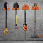 FLEXI RODS Garage Storage Garage Organizer Trimmer Rack Garden Power Tool Hanger for Grass Trimmer, Hedge Trimmer, Garages Wall, Garag Trimmer, Garden Tools, 3 Pack