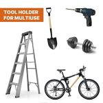 FLEXI RODS Garage Storage Garage Organizer Trimmer Rack Garden Power Tool Hanger for Grass Trimmer, Hedge Trimmer, Garages Wall, Garag Trimmer, Garden Tools, 3 Pack