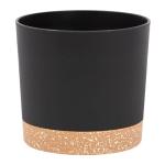 QCQHDU 8 inch Plant Pot, 2 Pack Planters for Indoor Plants with Drainage Holes & Saucer, Outdoor Flower Pots Home Garden Modern Decor