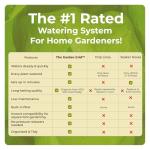 Garden Grid Watering System, 3x6 | Raised Garden Bed Drip Irrigation System - But Better | Pre-Assembled, Waters Every Plant Evenly, 2-Min Setup | Square Foot Gardening | US-Made | Standard 33.5"x66"