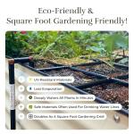 Garden Grid Watering System, 3x6 | Raised Garden Bed Drip Irrigation System - But Better | Pre-Assembled, Waters Every Plant Evenly, 2-Min Setup | Square Foot Gardening | US-Made | Standard 33.5"x66"