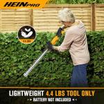 HEINPRO Cordless Hedge Trimmer 22-Inch Compatible with DEWALT 20V MAX Battery, Electric Hedge Trimmer Cordless, Bush Trimmers for Garden, Battery Powered Hedge Trimmers (Tool Only)