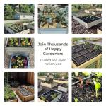 Garden Grid Watering System, 3x6 | Raised Garden Bed Drip Irrigation System - But Better | Pre-Assembled, Waters Every Plant Evenly, 2-Min Setup | Square Foot Gardening | US-Made | Standard 33.5"x66"