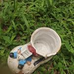 DDLUZQual Cute Planter Pot Suitable for Indoor and Outdoor, Small gnome Resin Succulent Plant Flower pots, Decorative Fun Flower pots with Drainage Holes, Ideal Home and Garden Decoration Gifts