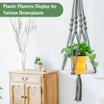 Bluckincle 4.7 Inch Plant Pots Indoor Outdoor, 8 Pack Colorful Plant Flower Pots with Drainage Holes and Saucers Plastic Planters Nursery Pots for Garden Plants Flowers Succulents