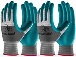 TOBEHIGHER Gardening Gloves for Men and Women - 6 Pairs, Breathable Rubber, Small Size, Outdoor Protective Working Gloves for Raking, Weeding, Digging and Pruning