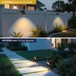 L LOHAS LED 5W Dusk to Dawn Outdoor Lighting, Auto On/Off 3000K Landscape Outdoor Spotlight, IP66 Waterproof Plug in Spot Lights for Yard, Garden, House, Pathway, Plant, UL Listed (2 Pack)